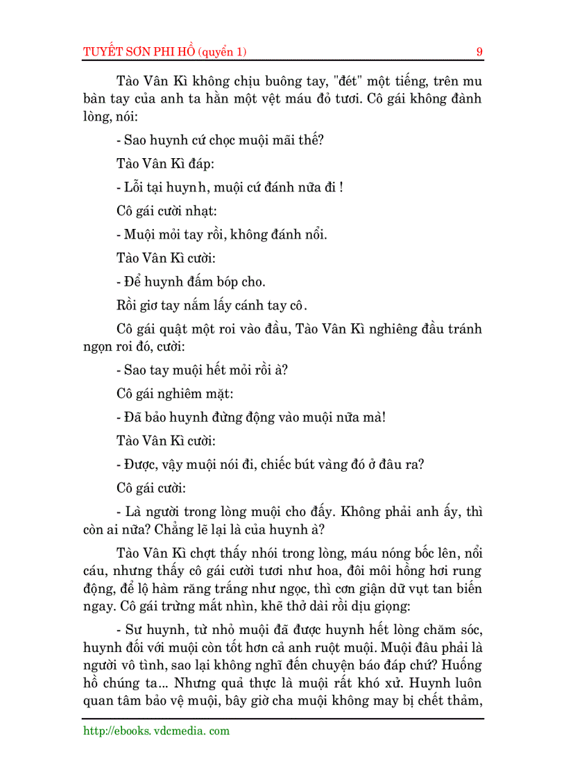 image for page Tuyết Sơn Phi Hồ Quyển 1