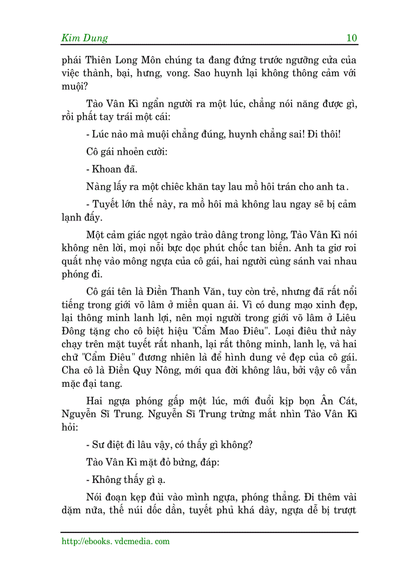 image for page Tuyết Sơn Phi Hồ Quyển 1