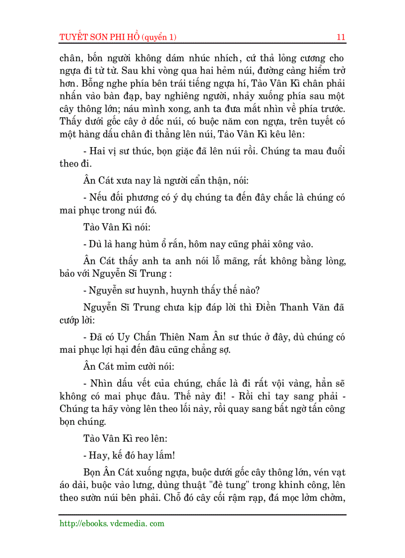 image for page Tuyết Sơn Phi Hồ Quyển 1