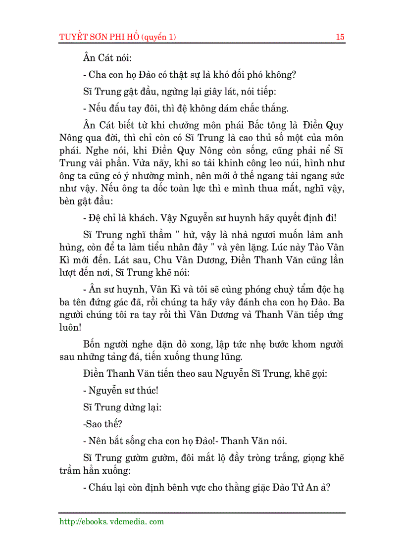 image for page Tuyết Sơn Phi Hồ Quyển 1