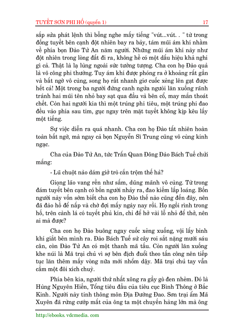 image for page Tuyết Sơn Phi Hồ Quyển 1