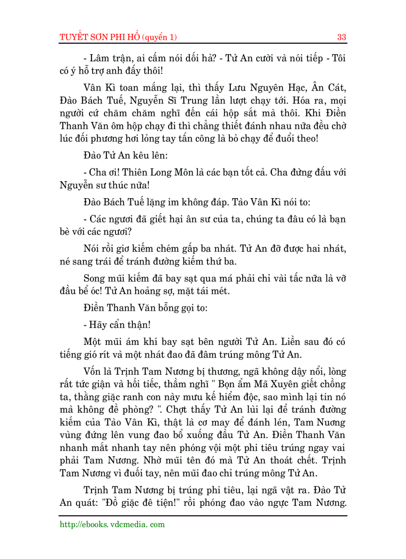 image for page Tuyết Sơn Phi Hồ Quyển 1