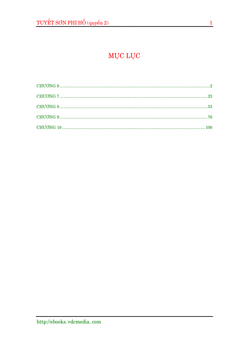 image for page Tuyết Sơn Phi Hồ Quyển 2