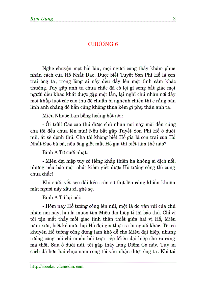 image for page Tuyết Sơn Phi Hồ Quyển 2