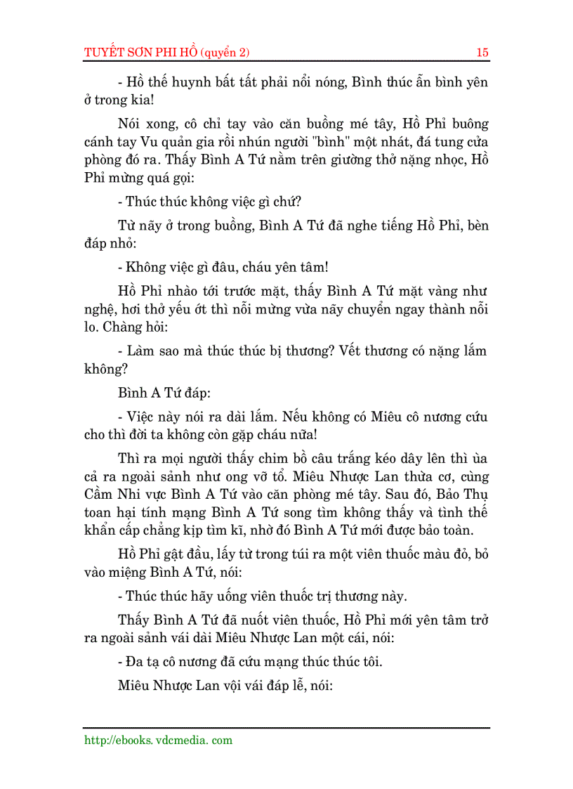 image for page Tuyết Sơn Phi Hồ Quyển 2