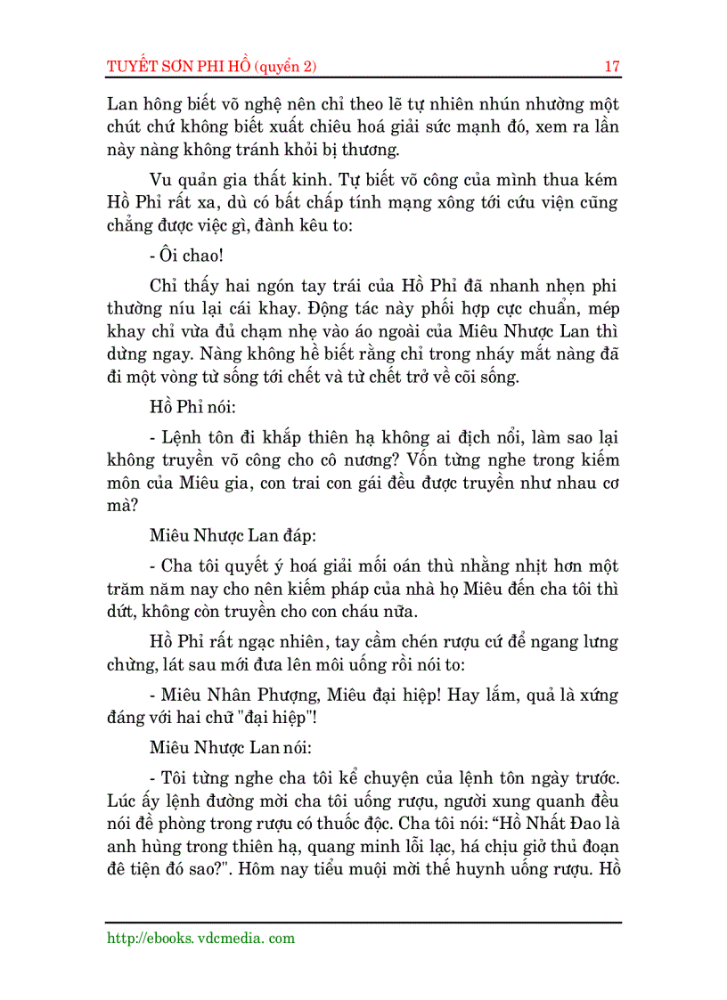 image for page Tuyết Sơn Phi Hồ Quyển 2