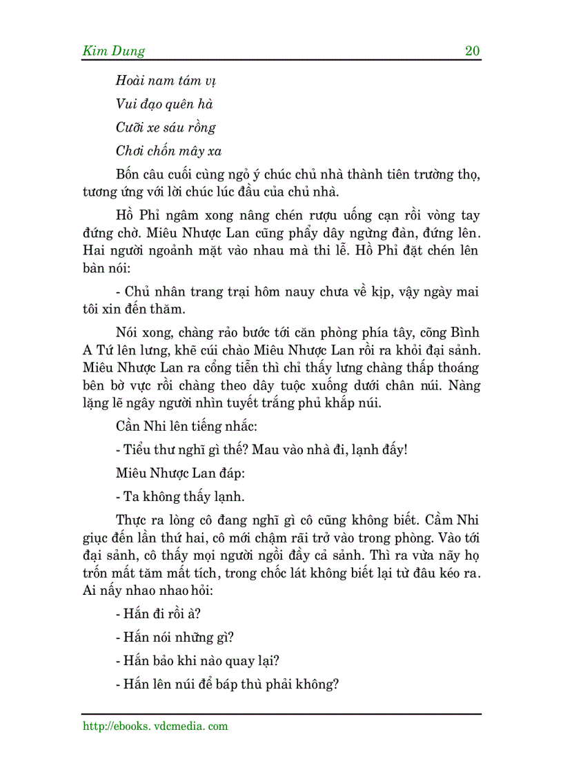 image for page Tuyết Sơn Phi Hồ Quyển 2