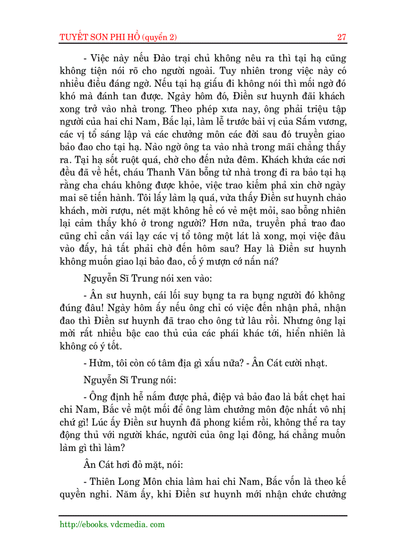 image for page Tuyết Sơn Phi Hồ Quyển 2