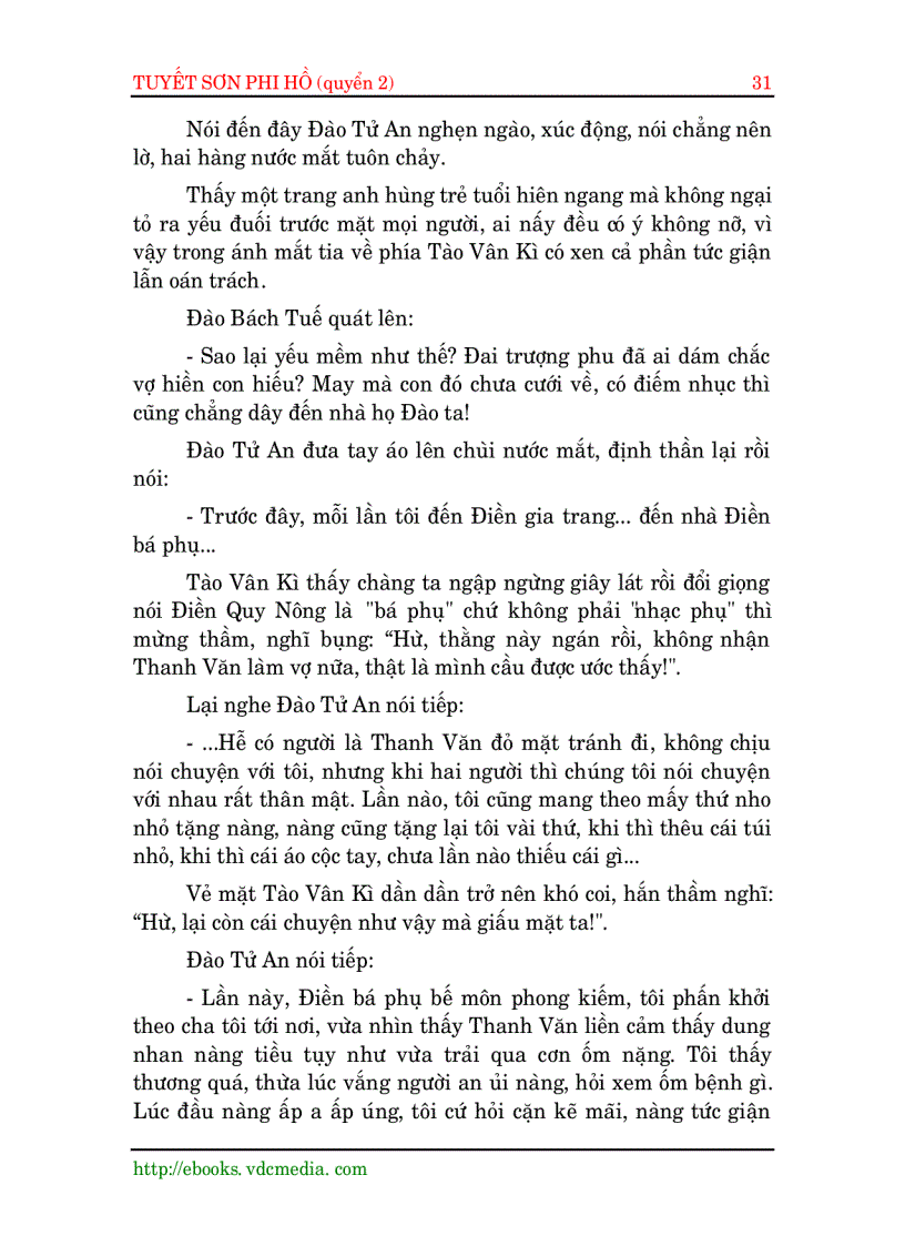 image for page Tuyết Sơn Phi Hồ Quyển 2