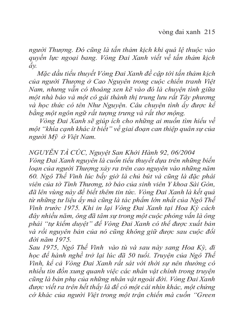 image for page Vòng đai xanh