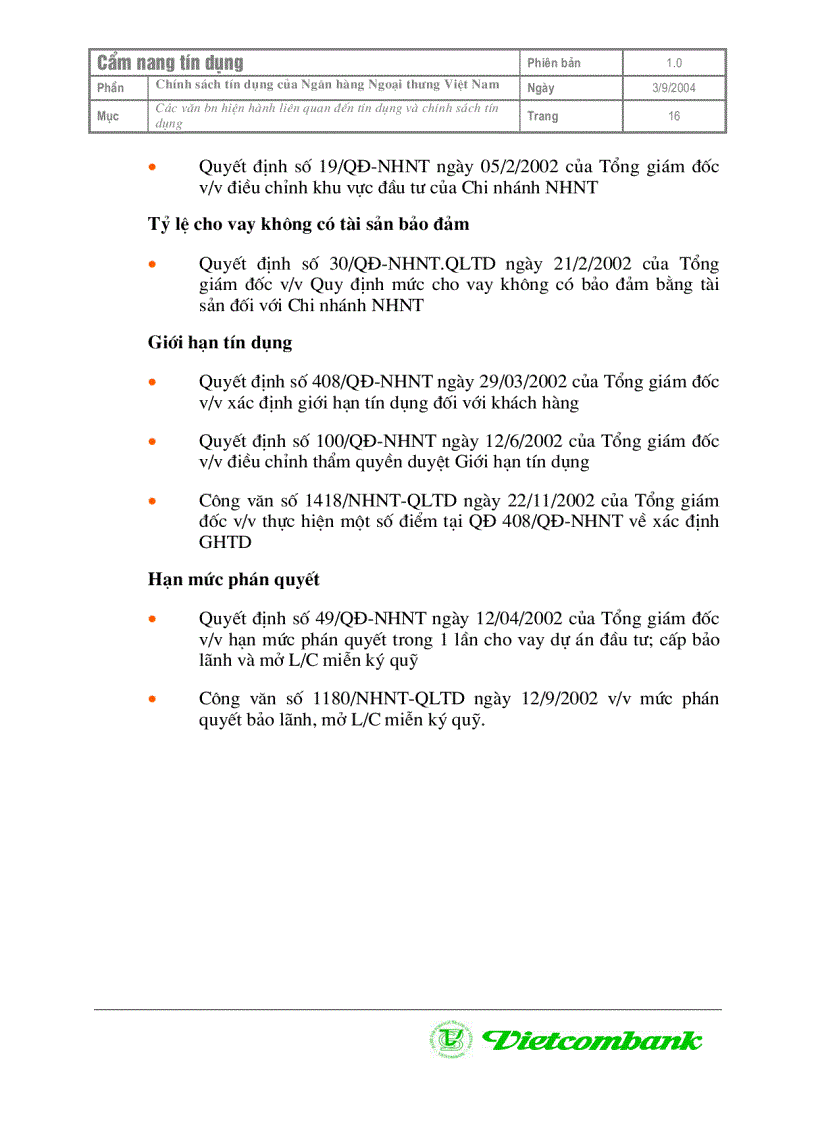 image for page Cẩm nang tín dụng