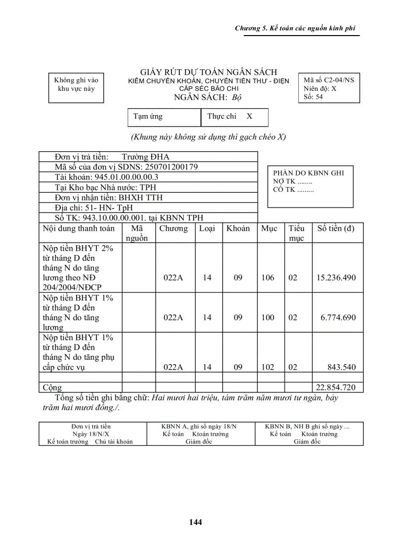 image for page Chế Độ Kế Toán Hành Chính Sự Nghiệp