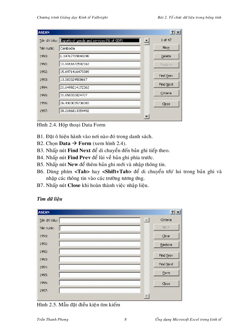 image for page Excel ứng dụng trong kinh tế 2