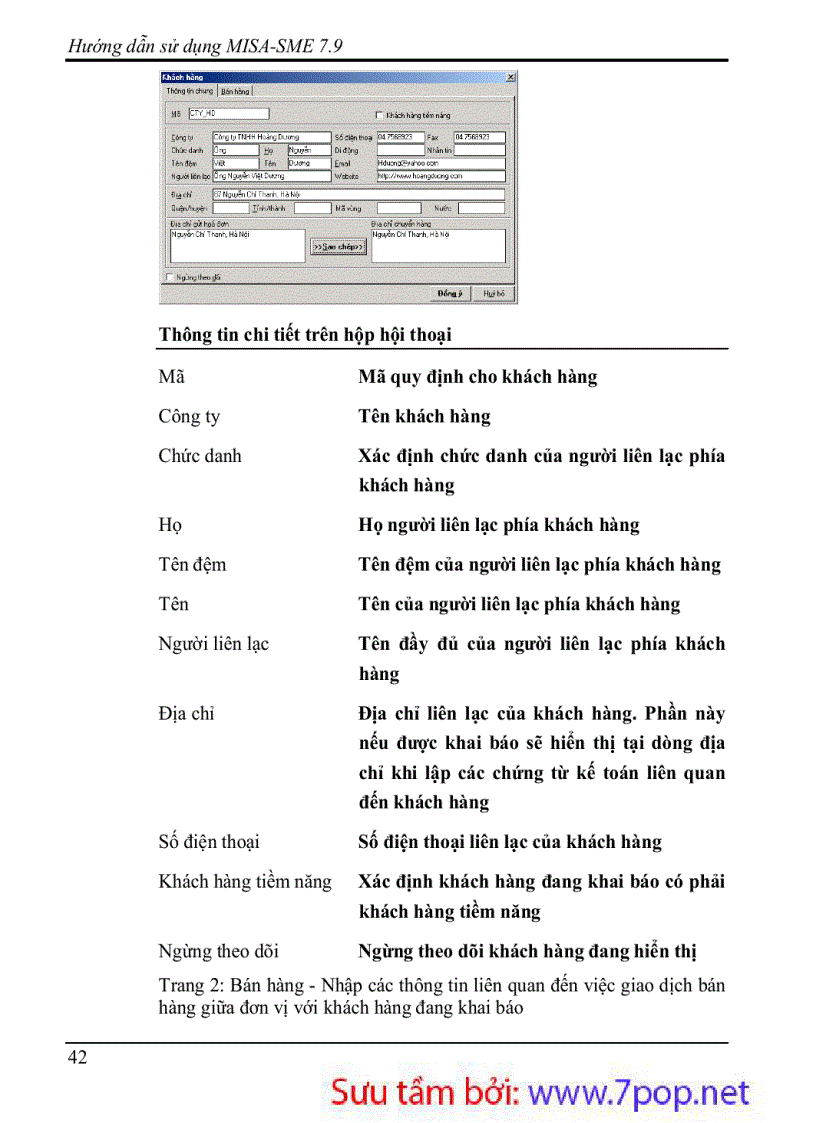 image for page Hướng dẫn sử dụng Phần mềm kế toán MISA SME 7 9