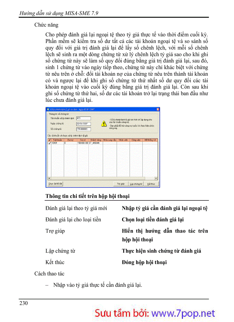 image for page Hướng dẫn sử dụng Phần mềm kế toán MISA SME 7 9