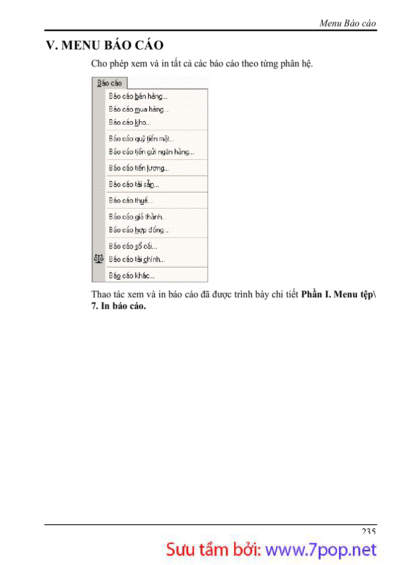 image for page Hướng dẫn sử dụng Phần mềm kế toán MISA SME 7 9