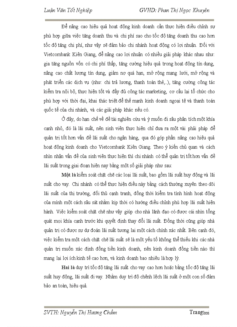 image for page Tác động của lãi suất đến chi phí và lợi nhuận của Ngân hàng