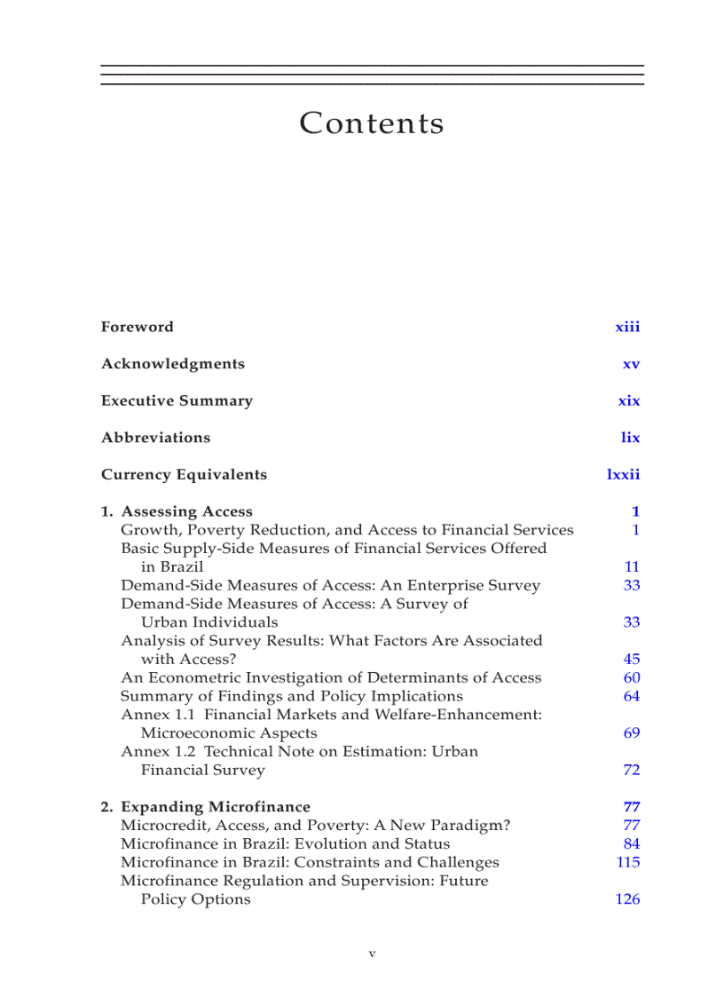 image for page Access to Financial Services in Brazil