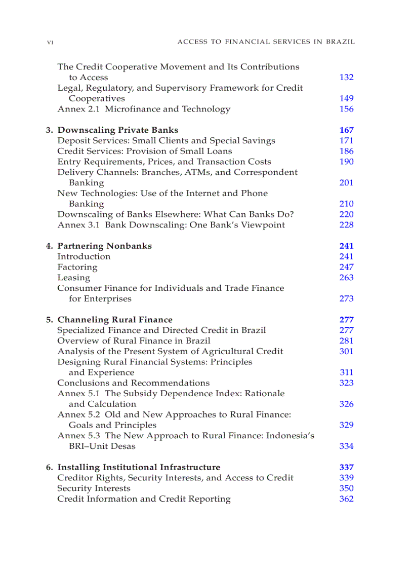 image for page Access to Financial Services in Brazil