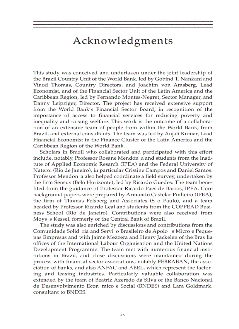 image for page Access to Financial Services in Brazil