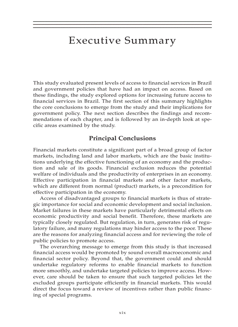 image for page Access to Financial Services in Brazil