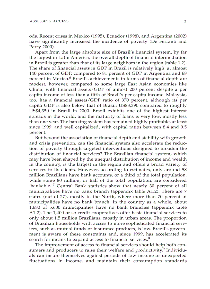 image for page Access to Financial Services in Brazil