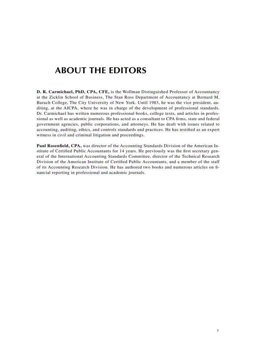 image for page Accountants Handbook Volume 1 Financial Accounting and General Topics 10th Edition 2003