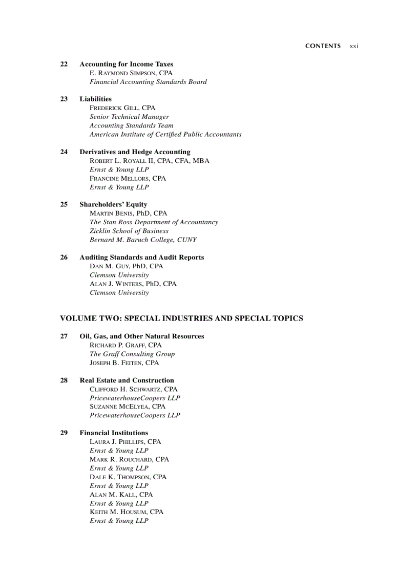 image for page Accountants Handbook Volume 1 Financial Accounting and General Topics 10th Edition 2003