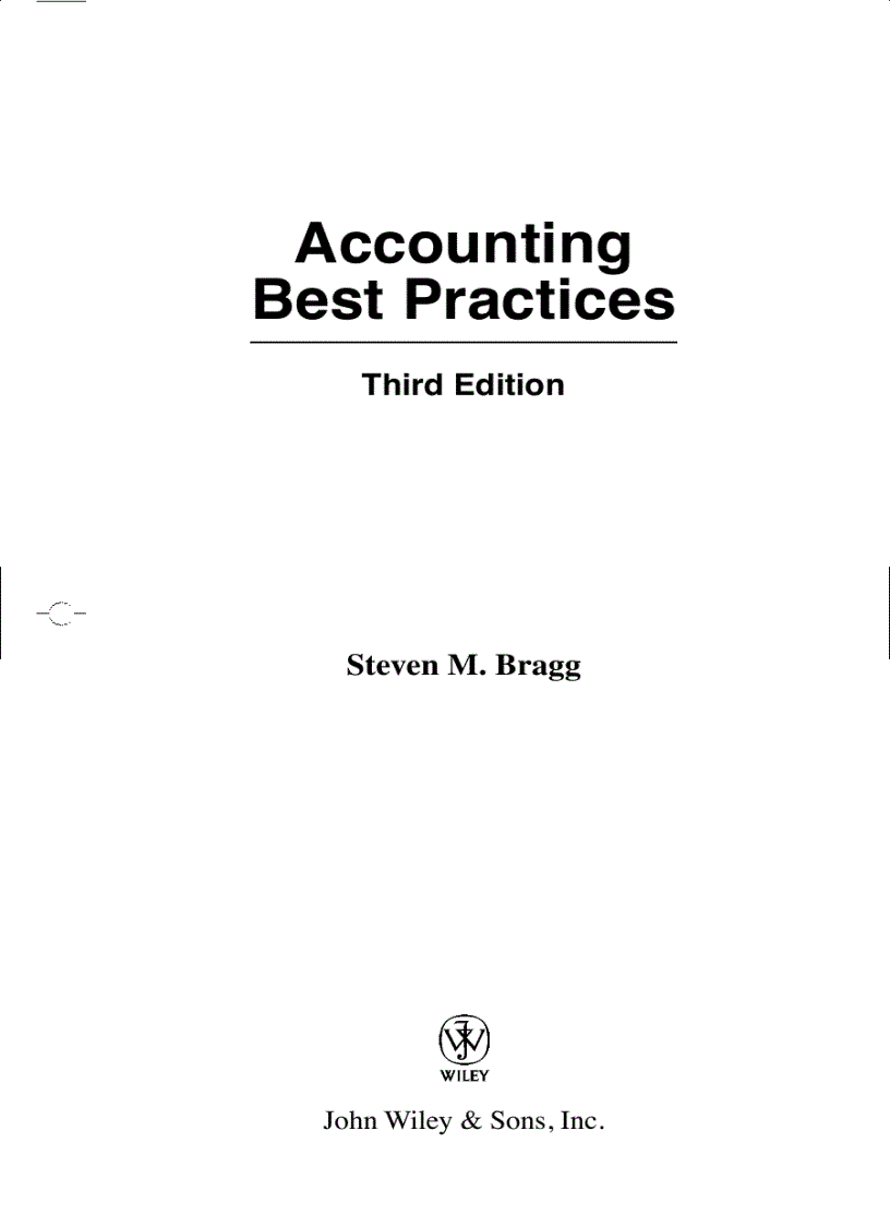 image for page Accounting Best Practices 2nd edition
