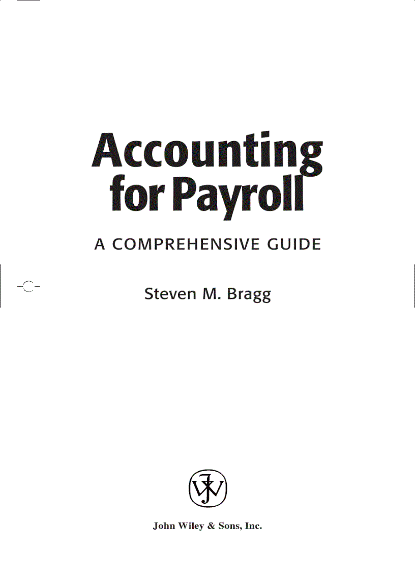 Accounting for Payroll A Comprehensive Guide