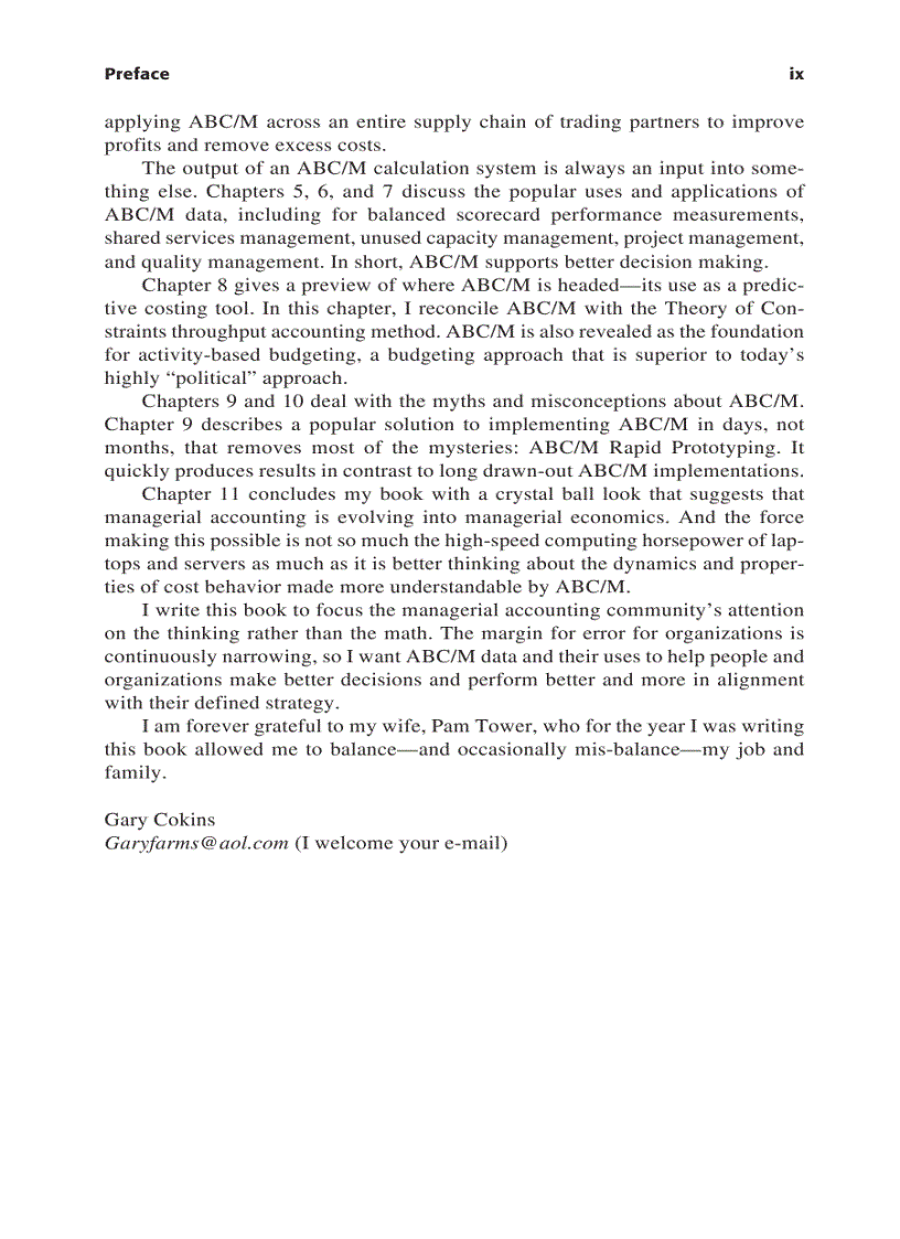 image for page Activity based Cost Management An Executive s Guide