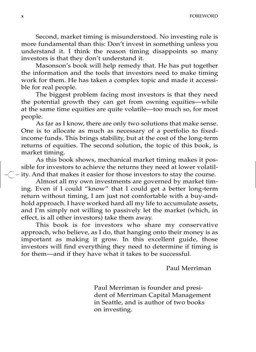 image for page All About Market Timing The Easy Way to Get Started