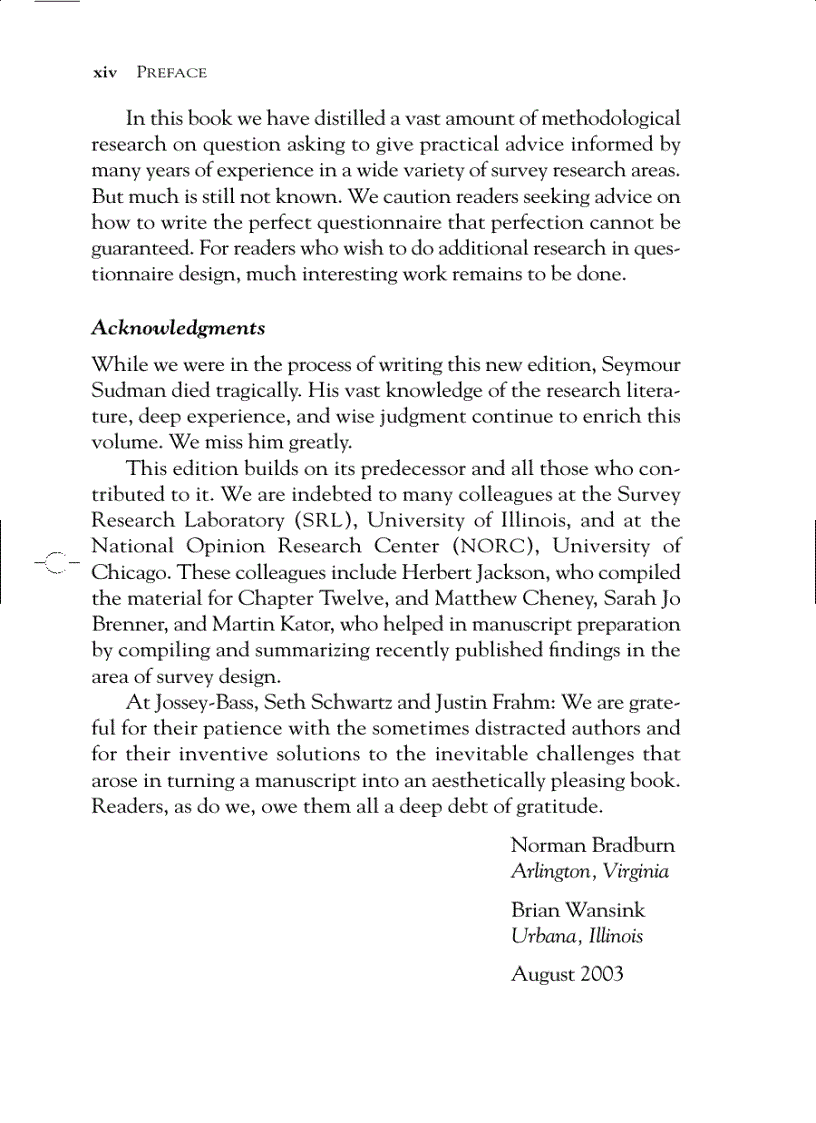 image for page Asking Questions The Definitive Guide to Questionnaire Design For Market Research Political Polls and Social and Health Questionnaires