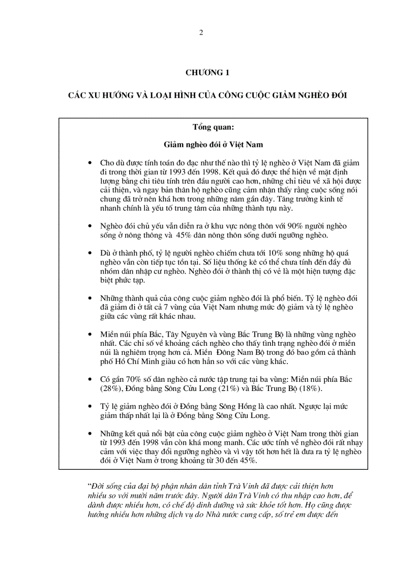 image for page Báo Cáo Phát Triển Việt Nam Năm 2000 Tấn công nghèo đói
