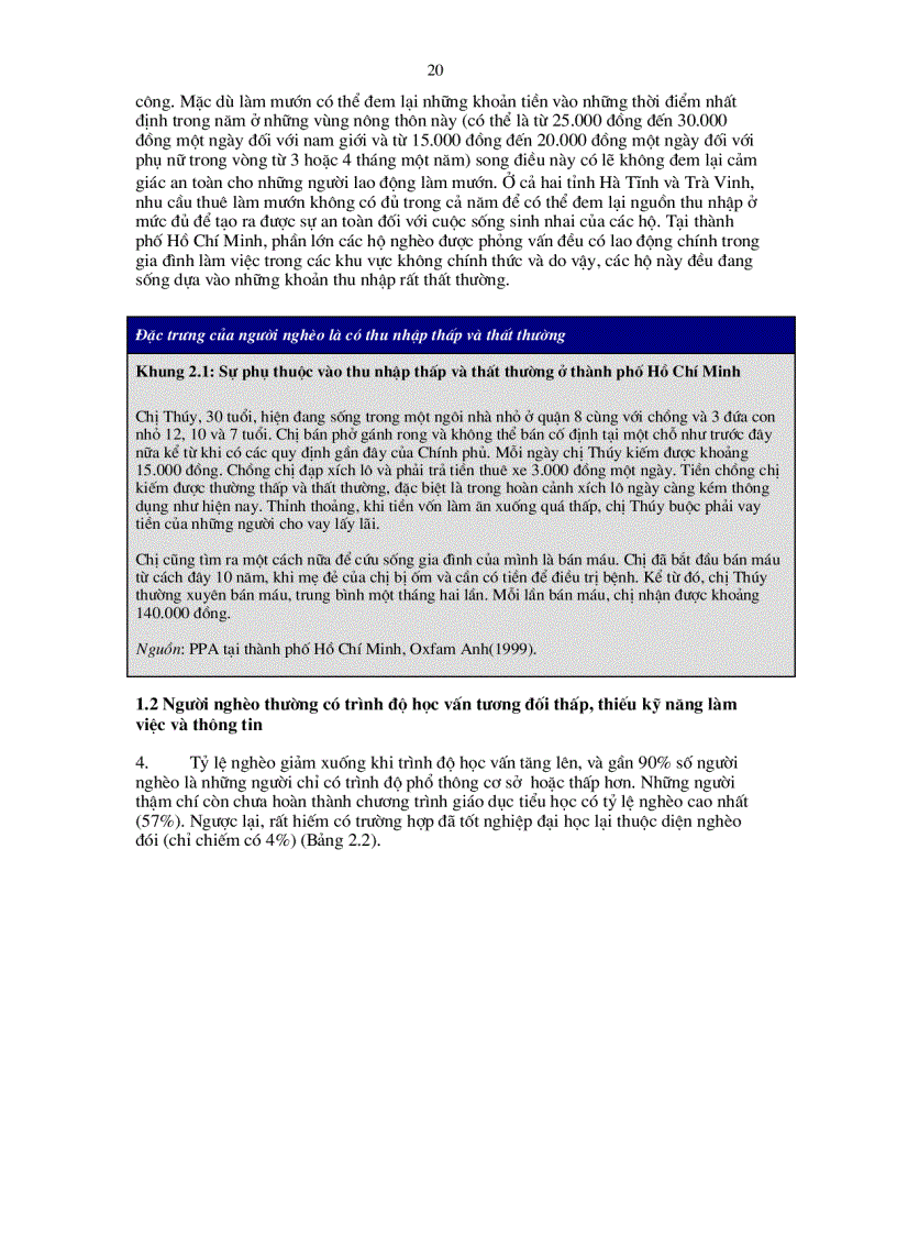 image for page Báo Cáo Phát Triển Việt Nam Năm 2000 Tấn công nghèo đói