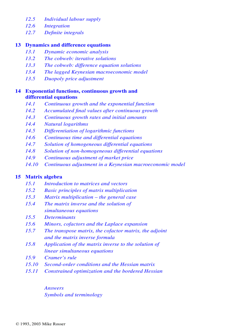 image for page Basic Mathematics for Economists Second Edition