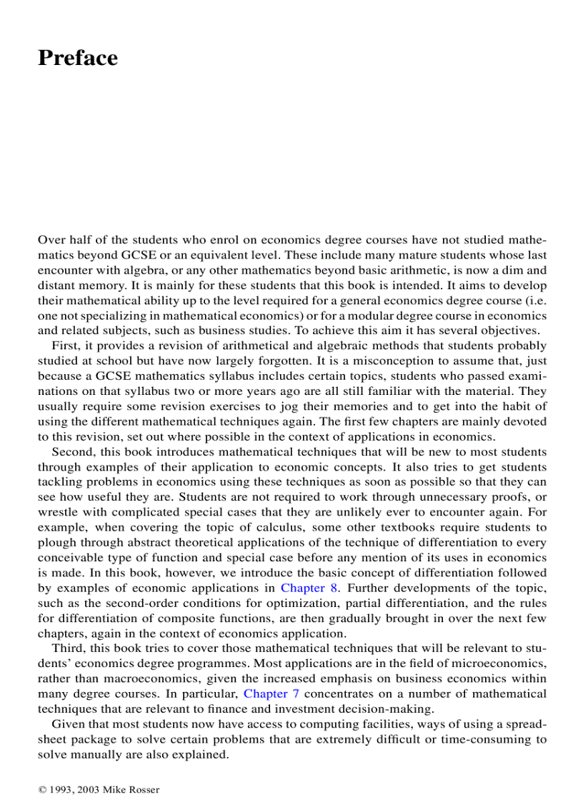 image for page Basic Mathematics for Economists Second Edition