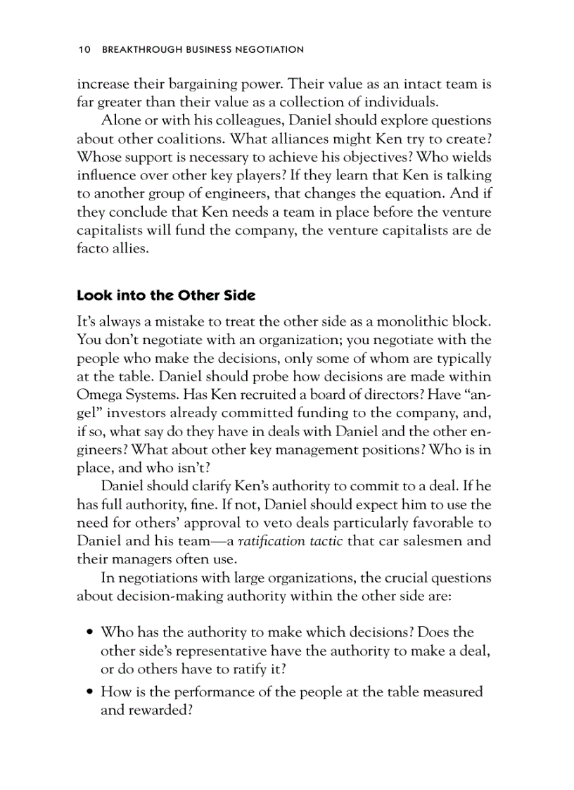 image for page Breakthrough Business Negotiation A Toolbox for Managers