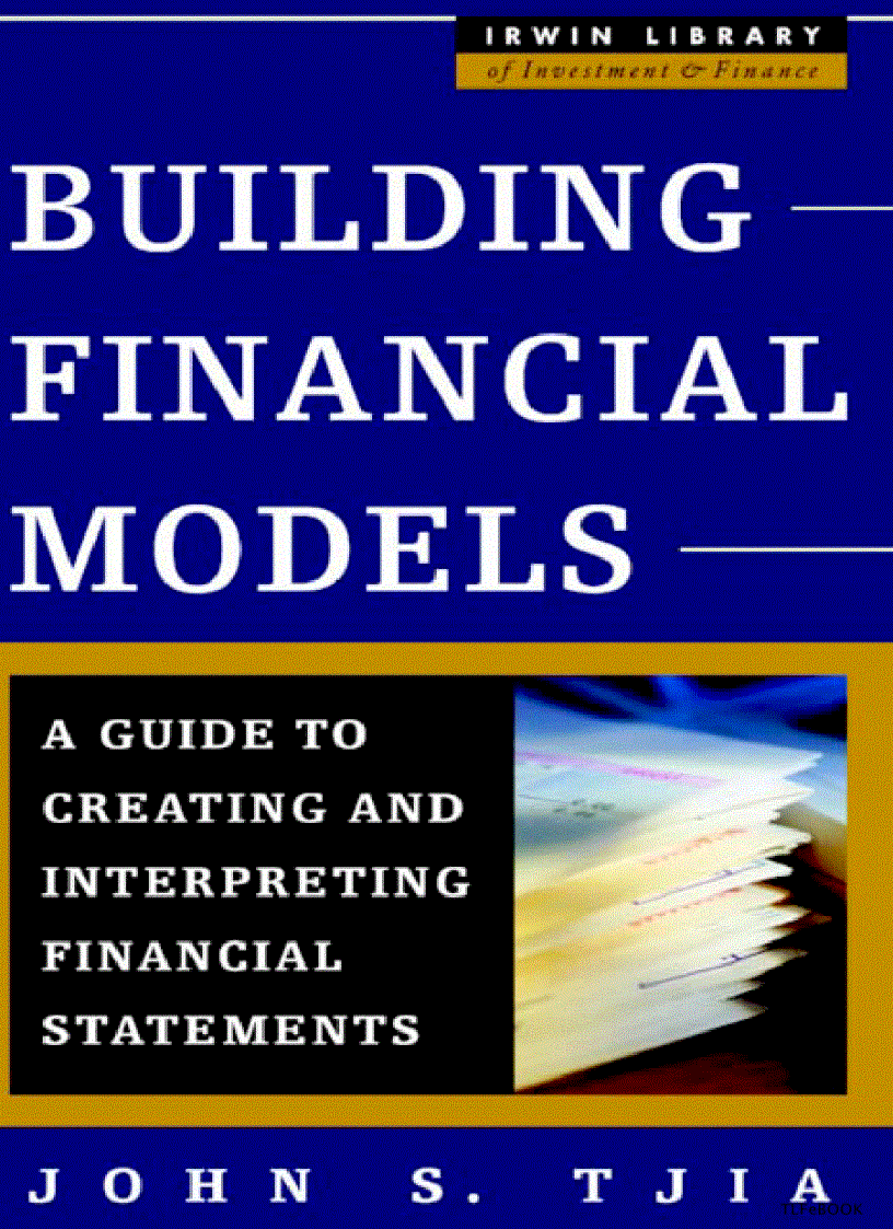 image for page Building Financial Models
