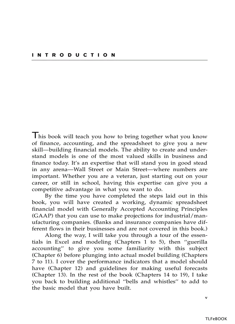 image for page Building Financial Models