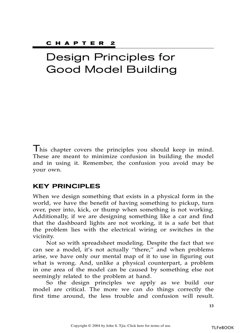 image for page Building Financial Models