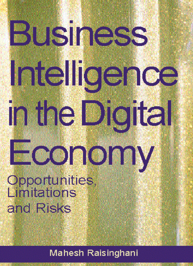 Business Intelligence in the Digital Economy Opportunities Limitations and Risks