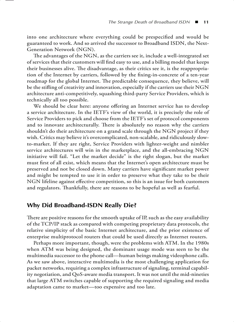 image for page Business Strategies for the Next Generation Network