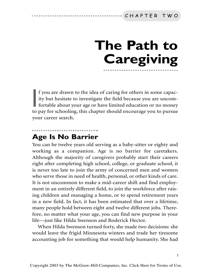 image for page Careers for Caring People Other Sensitive Types