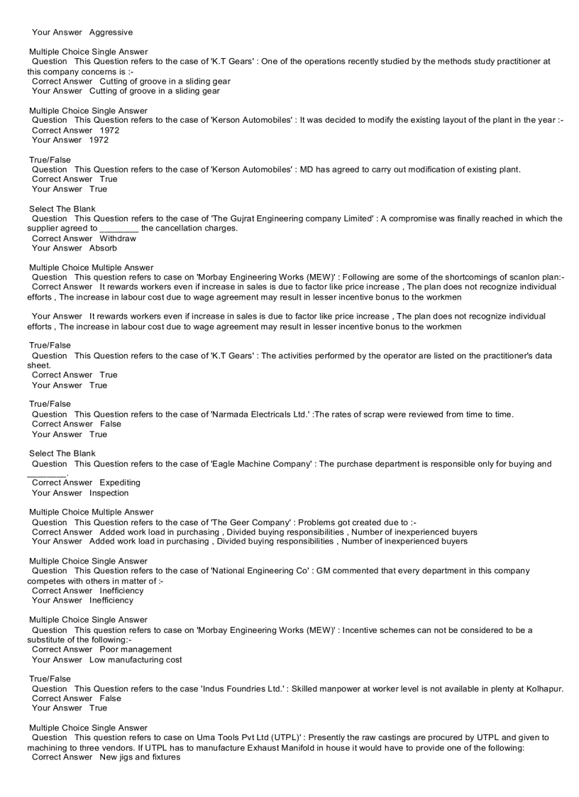 image for page Cases of Operations Management All