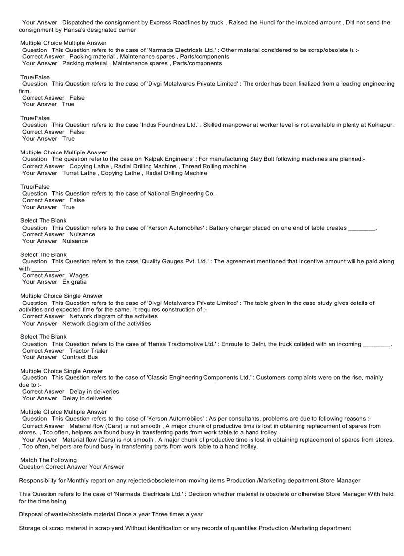 image for page Cases of Operations Management All