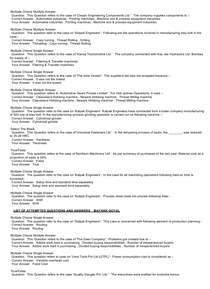 image for page Cases of Operations Management All