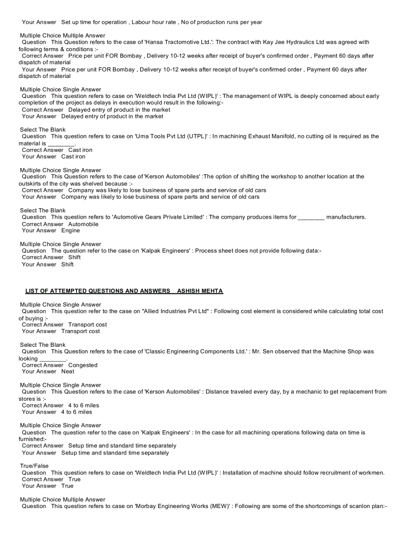 image for page Cases of Operations Management All