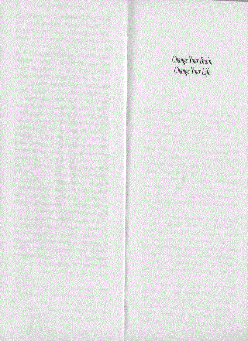 image for page Change Your Brain Change Your Life
