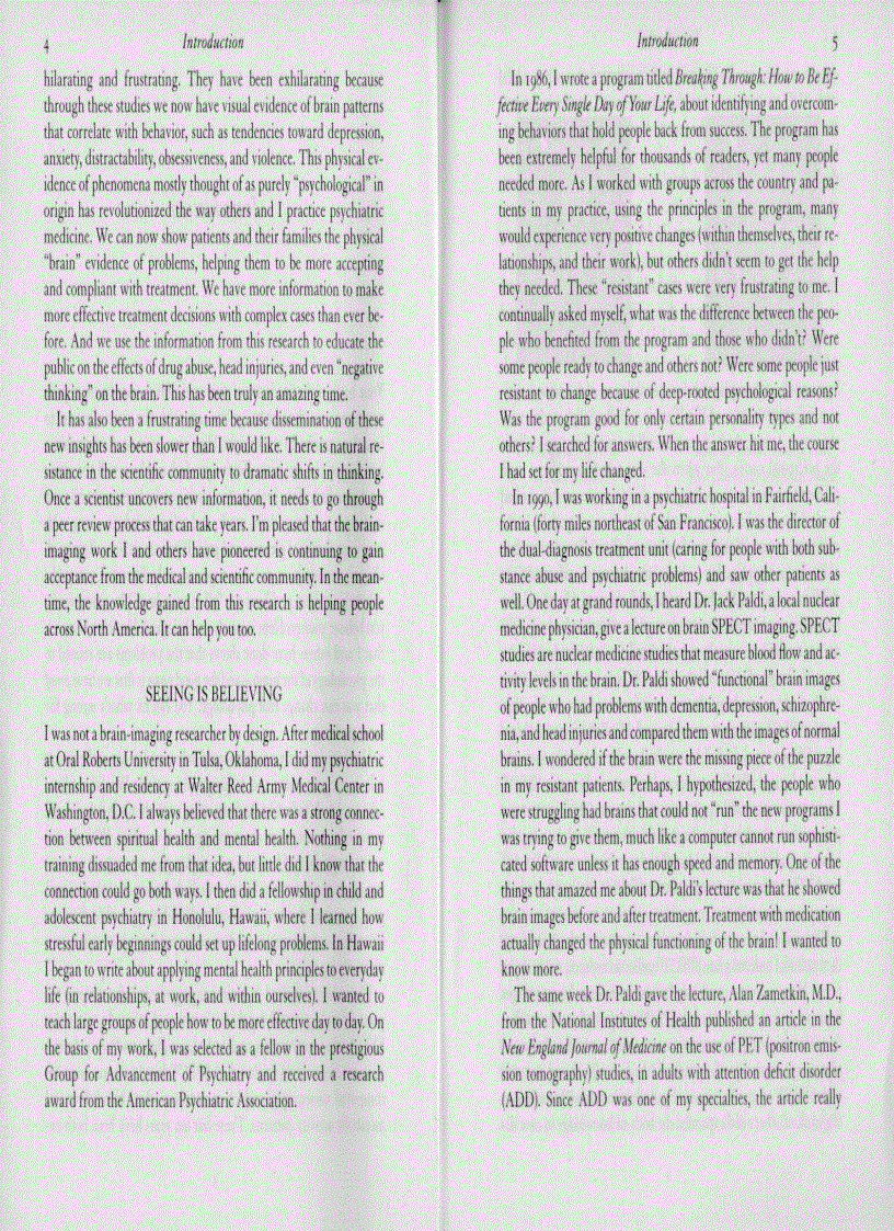 image for page Change Your Brain Change Your Life